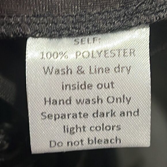 Joyfolie Dress Size XL Velvet Velour Charcoal Handkerchief Neck Cinched Side NEW - Picture 8 of 10